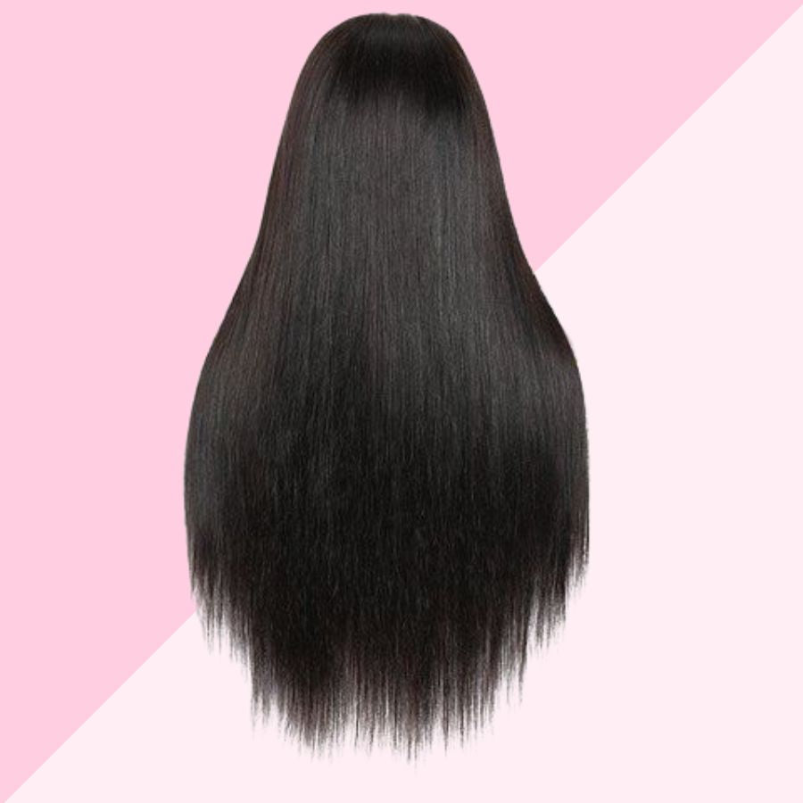 CLOSURE WIGS Straight/Curly (Blonde & Black)