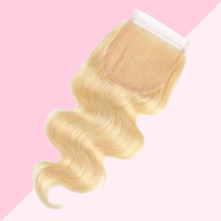 CLOSURES Straight/Curly (Black & Blonde)