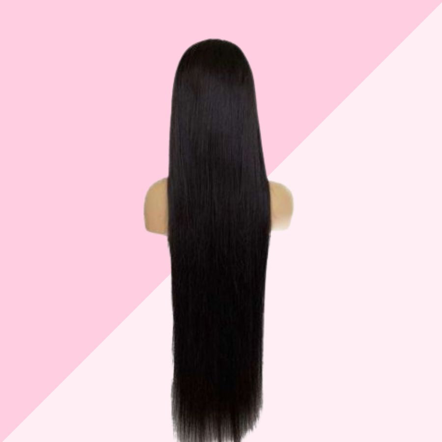 FRONTAL WIGS Straight/Curly (Blonde & Black)