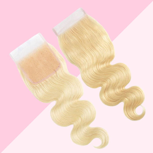 CLOSURES Straight/Curly (Black & Blonde)
