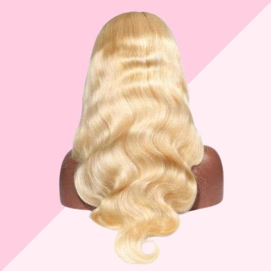 FRONTAL WIGS Straight/Curly (Blonde & Black)