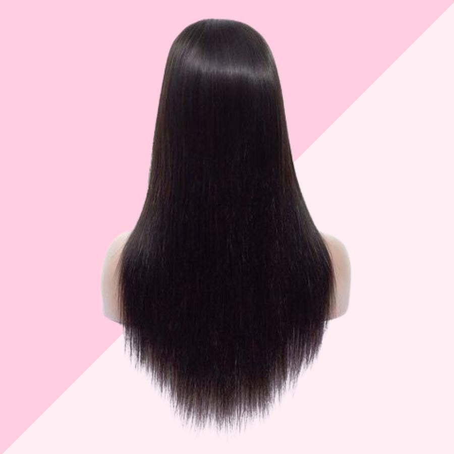 FRONTAL WIGS Straight/Curly (Blonde & Black)