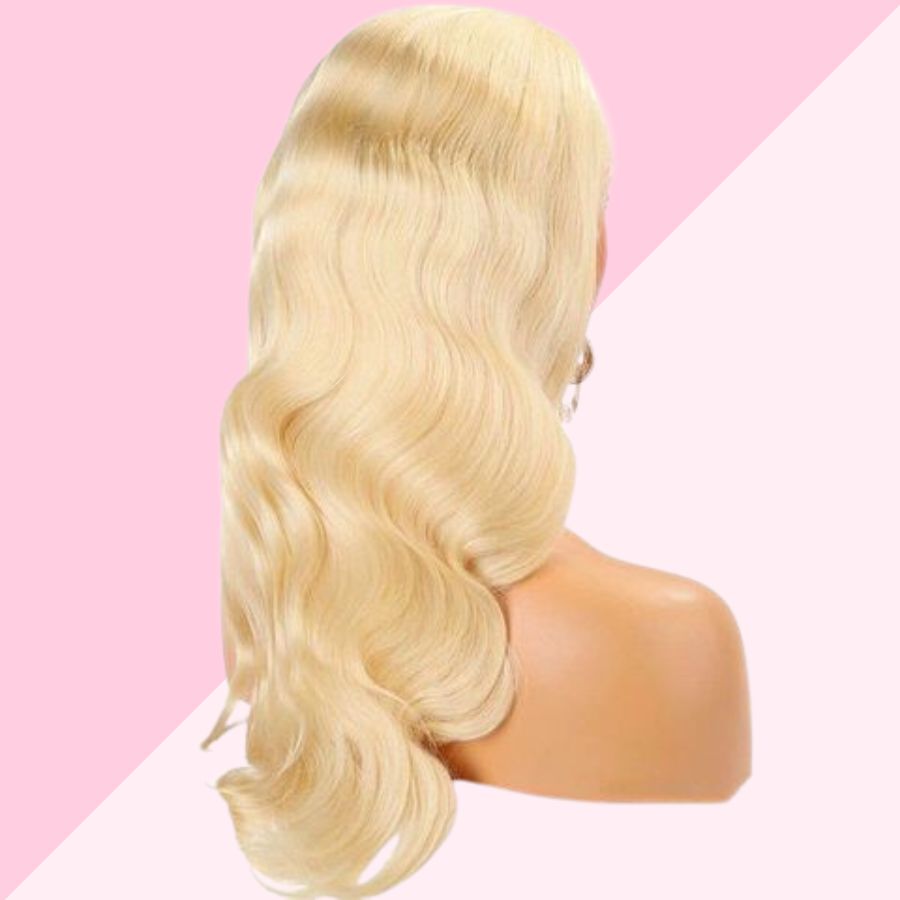 FRONTAL WIGS Straight/Curly (Blonde & Black)