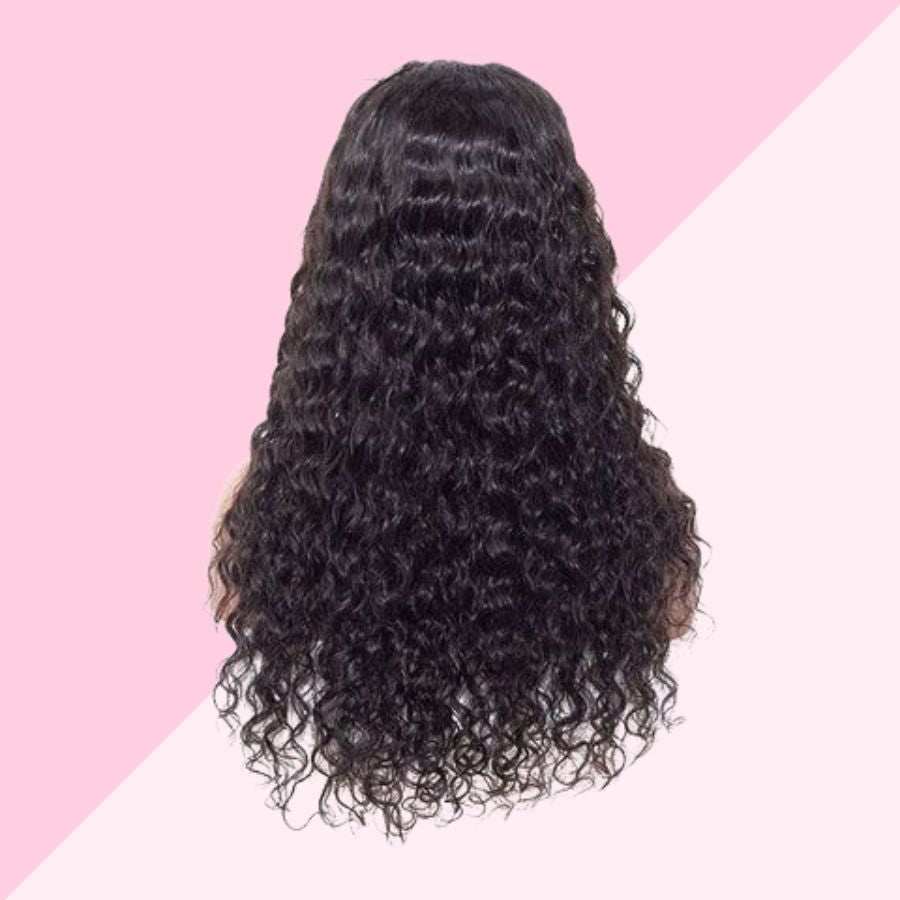FRONTAL WIGS Straight/Curly (Blonde & Black)