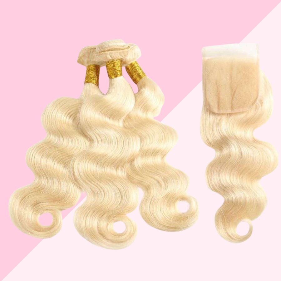 BUNDLES Straight/Curly (Blonde & Black)