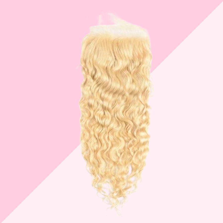 CLOSURES Straight/Curly (Black & Blonde)