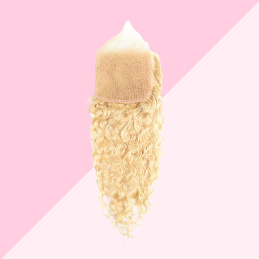 CLOSURES Straight/Curly (Black & Blonde)