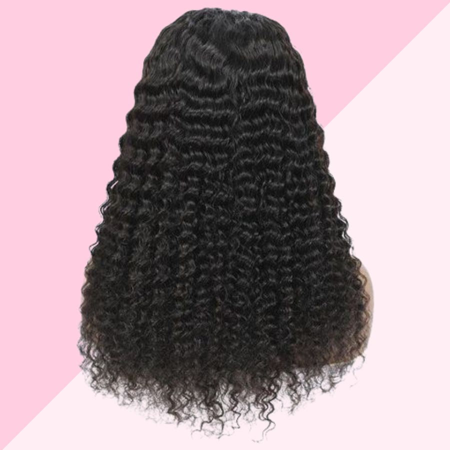 FRONTAL WIGS Straight/Curly (Blonde & Black)