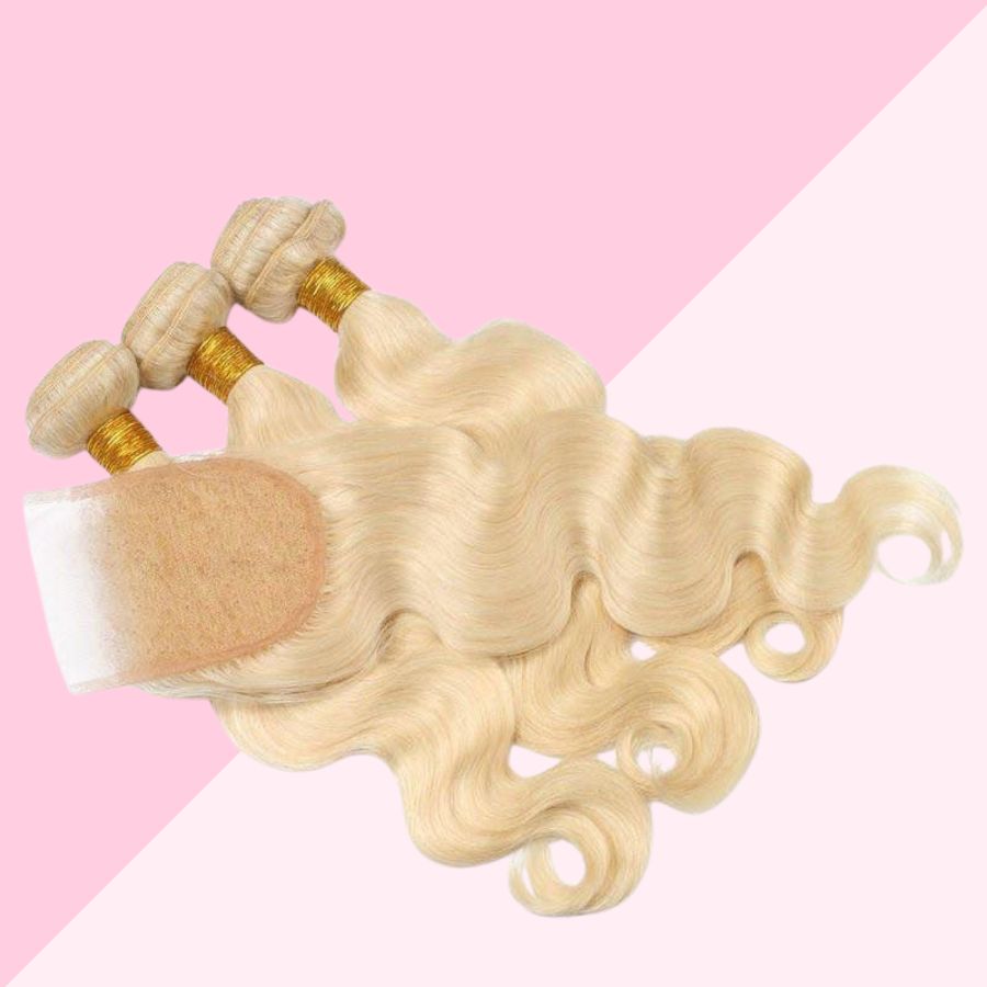 BUNDLES Straight/Curly (Blonde & Black)